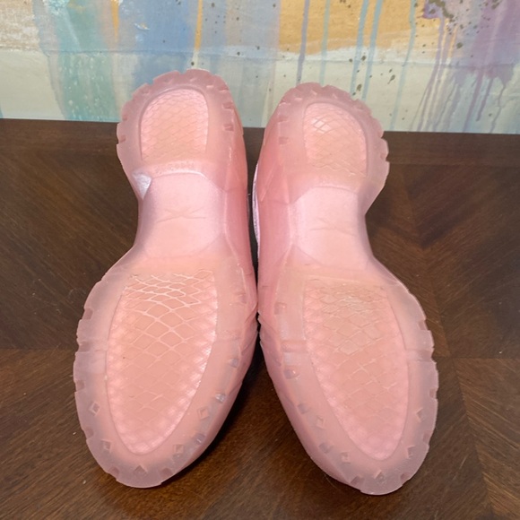 Reebok Cardi B Club C Classic Pink Clear Platform shoes (GS) 3.5 - Picture 6 of 6